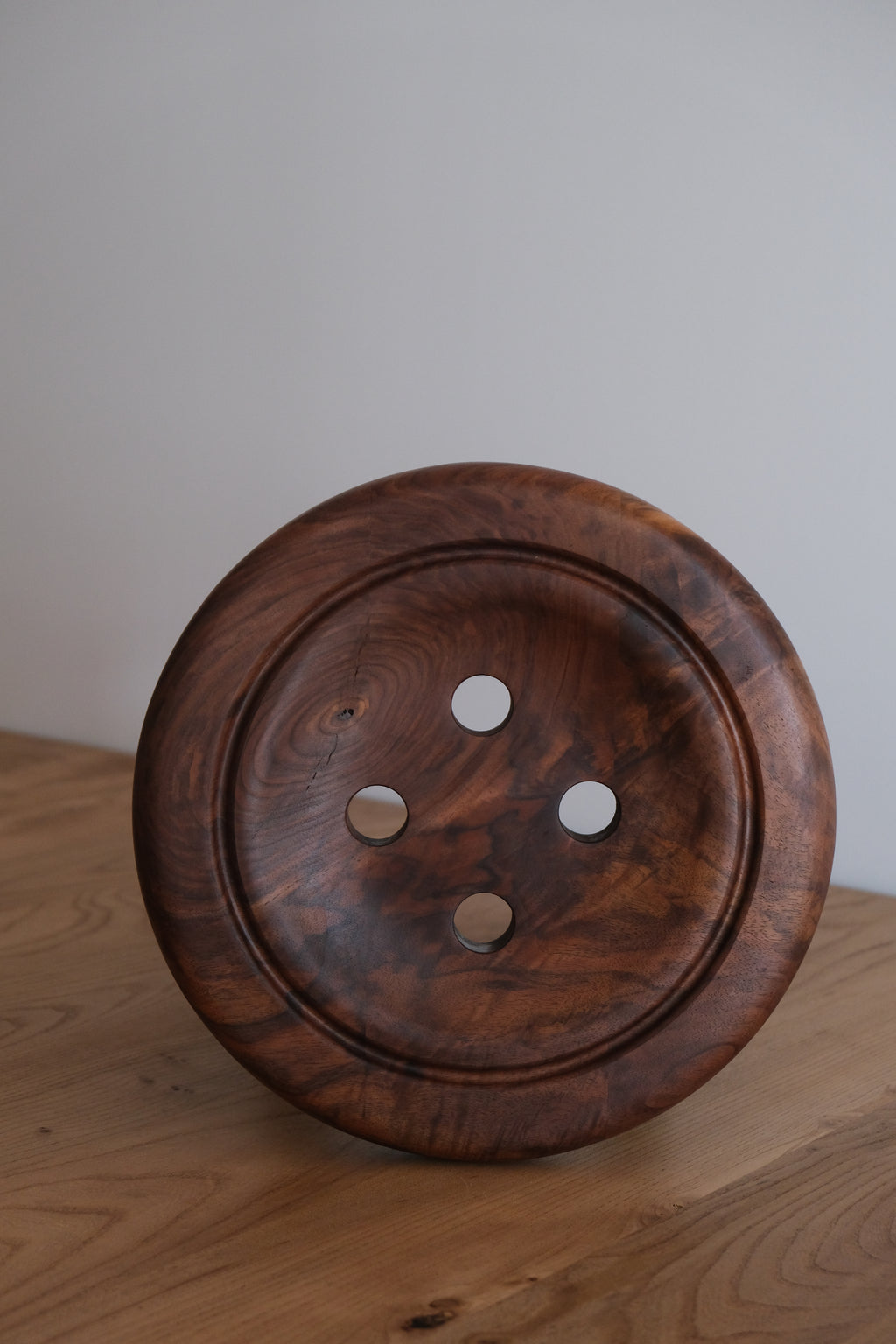 Button Stool - Walnut