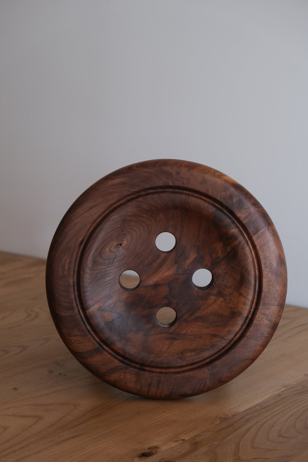 Button Stool - Walnut
