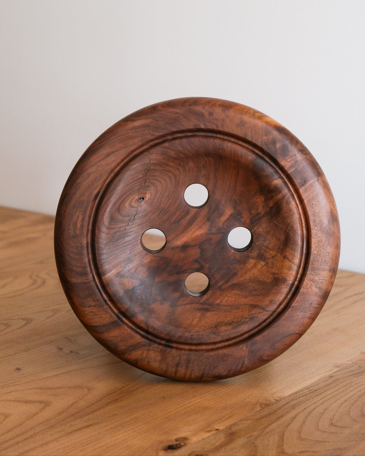 Button Stool - Walnut