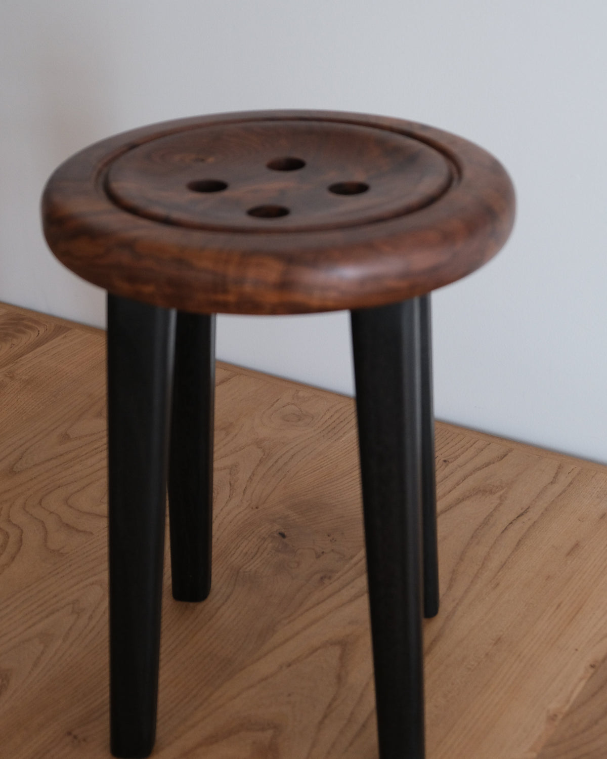 Button Stool - Walnut