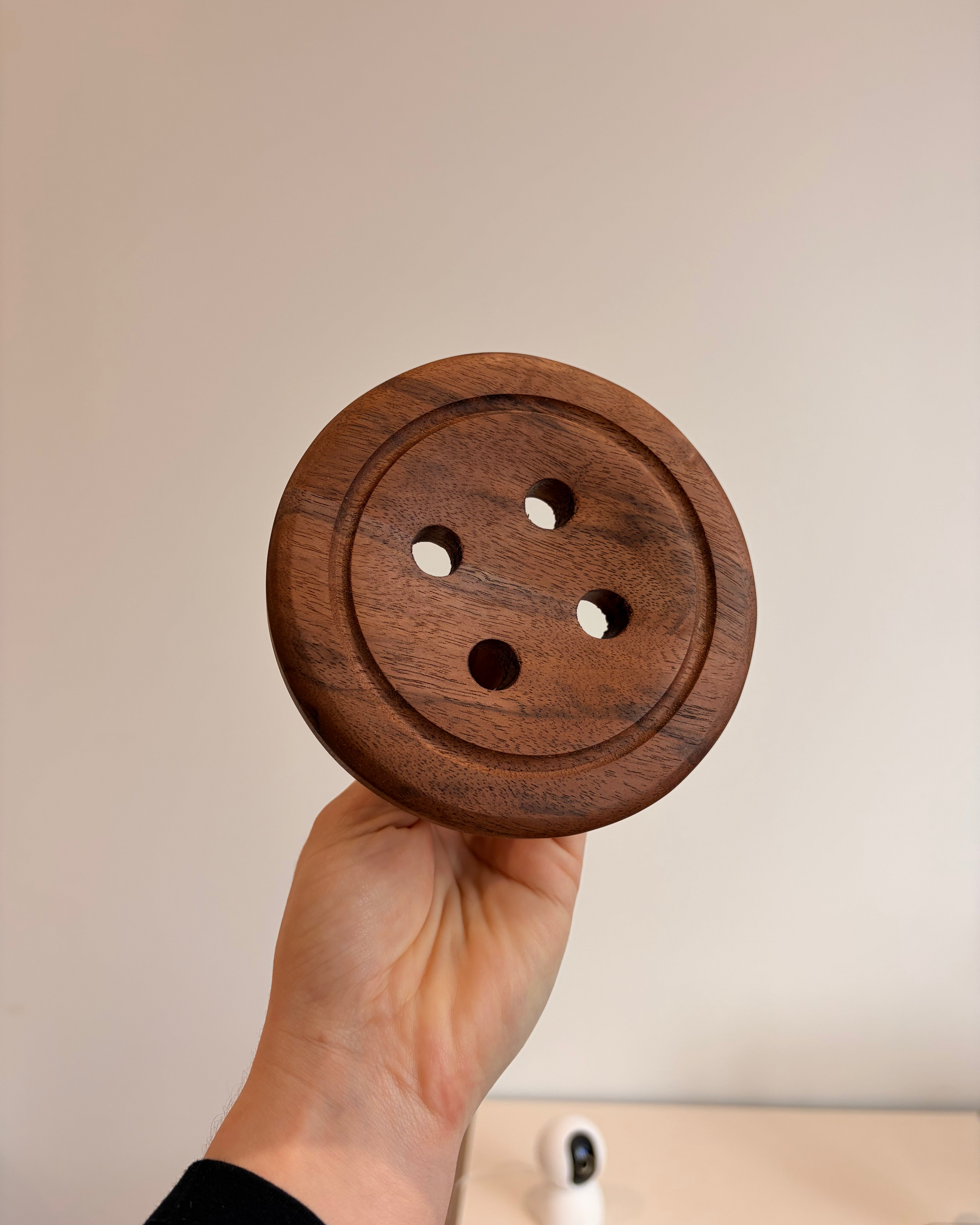 Button Hanger - Walnut