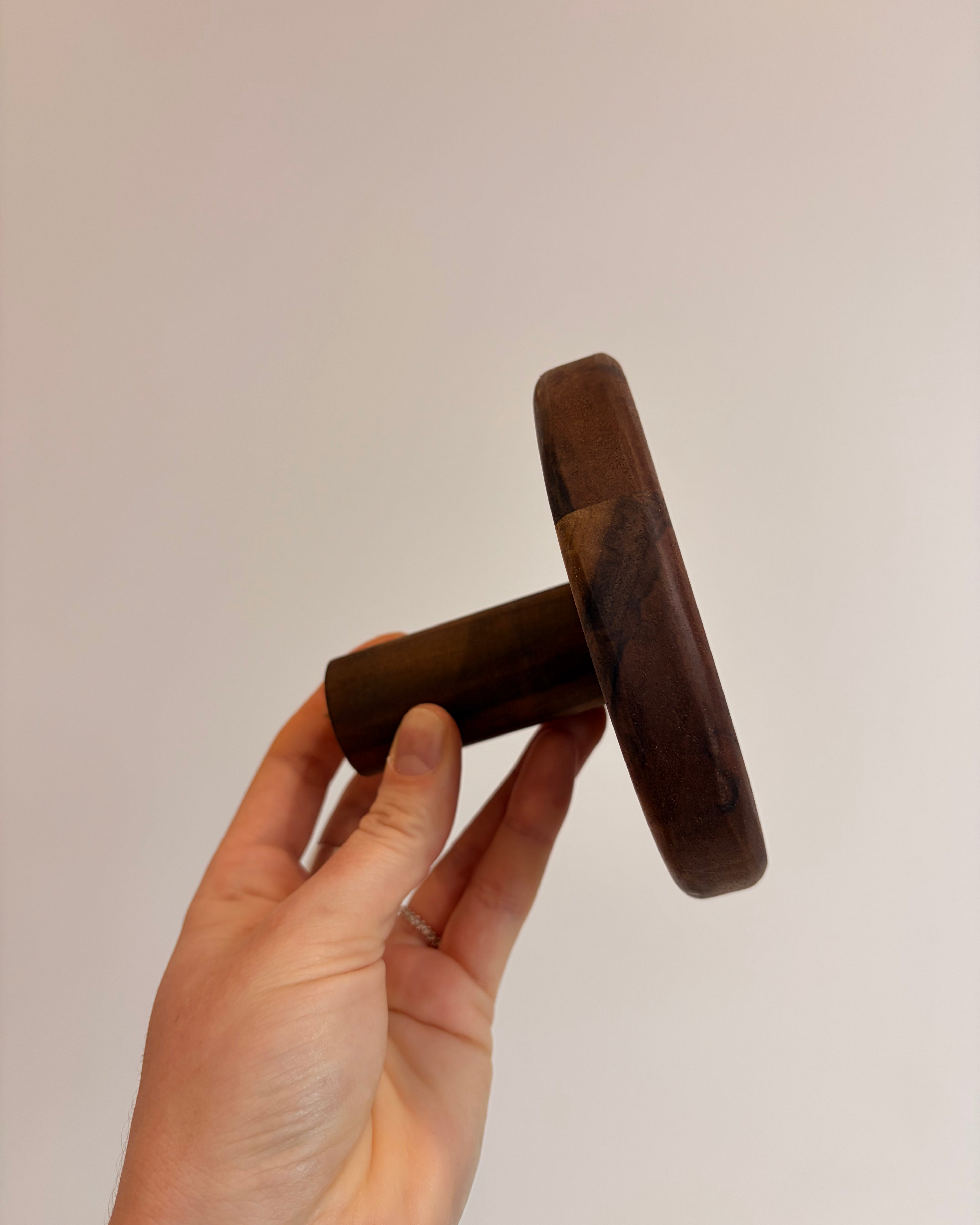 Button Hanger - Walnut